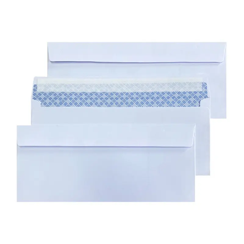 10Pcs/pack double-sided Adhesive Paper Anti-peeping Printing Inner Layer Confidential Western Business Envelope Internal Pattern
