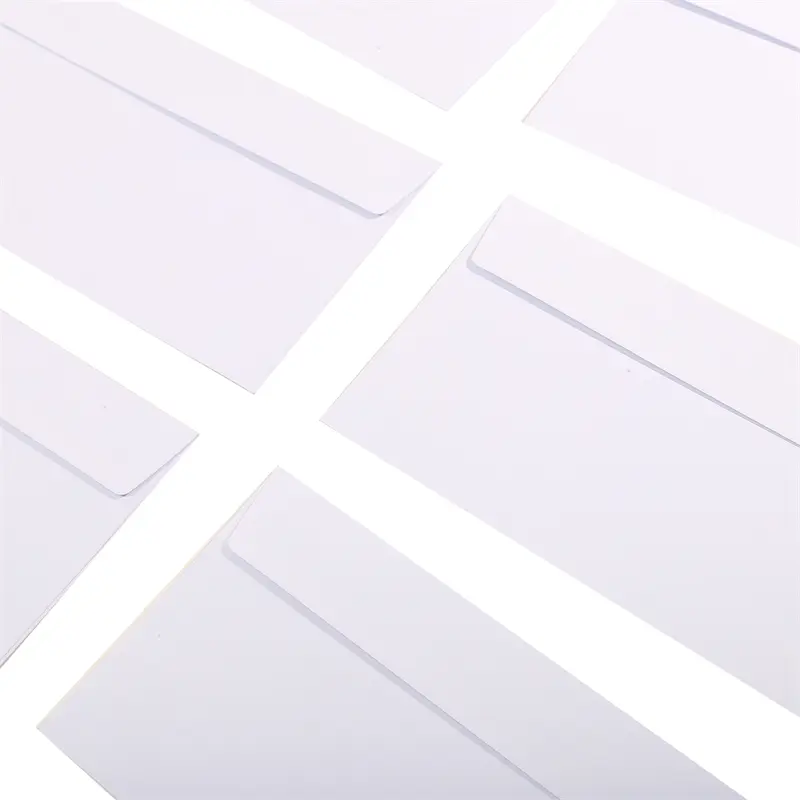 10Pcs/pack double-sided Adhesive Paper Anti-peeping Printing Inner Layer Confidential Western Business Envelope Internal Pattern