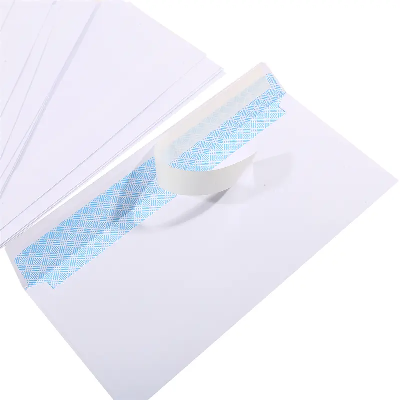 10Pcs/pack double-sided Adhesive Paper Anti-peeping Printing Inner Layer Confidential Western Business Envelope Internal Pattern