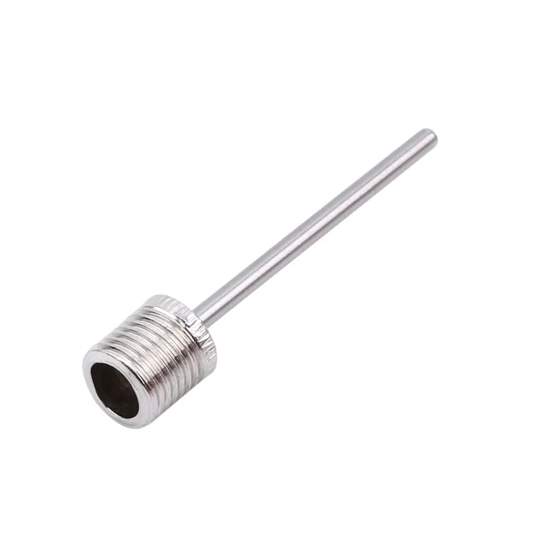 100Pcs / 1Pack Sports Ball Inflating Pump Needle For Football Basketball Inflatable Air Valve Adaptor Stainless Steel Pump Pin