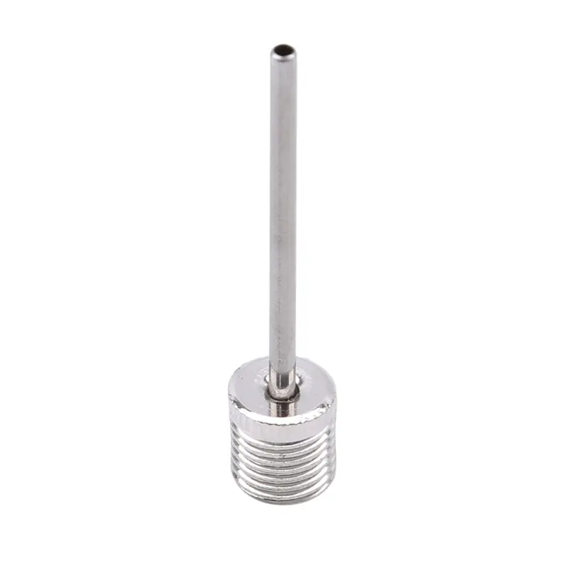 100Pcs / 1Pack Sports Ball Inflating Pump Needle For Football Basketball Inflatable Air Valve Adaptor Stainless Steel Pump Pin