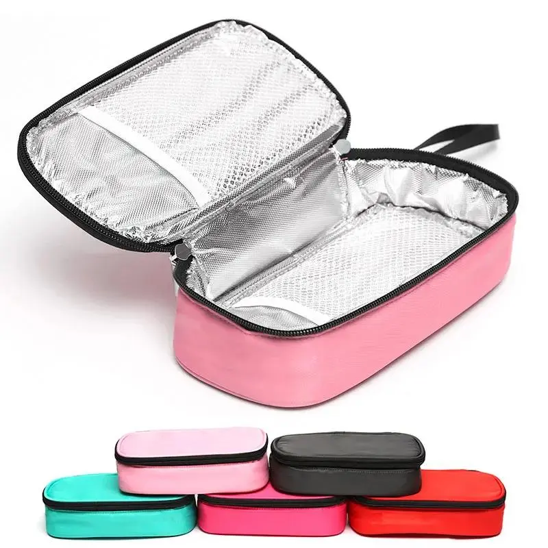 2025 New Practical Cooling Bag Portable Diabetic Pocket Pill Protector Waterproof Thermal Insulated medical Cooler without Gel