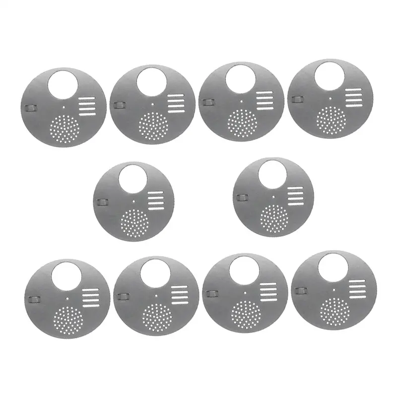 HGHO 10PCS Hive Nut Box Entrance Door Beekeeping Equipment Hive Beekeeping Tools Entrance Tray (Diameter: 12.5 Cm)