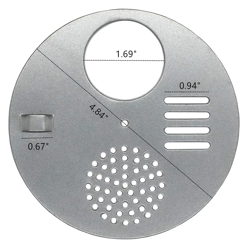 HGHO 10PCS Hive Nut Box Entrance Door Beekeeping Equipment Hive Beekeeping Tools Entrance Tray (Diameter: 12.5 Cm)