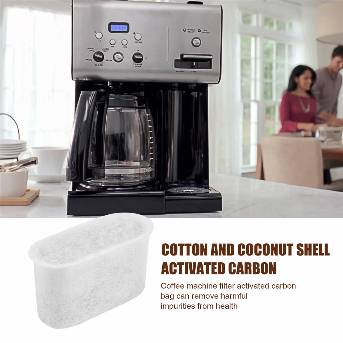 New 12 Pack Replacement Charcoal Water Filters for ALL Cuisinart Coffee Makers, DCC-RWF