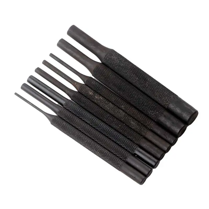 HGHO 8Pcs Professional Roll Pin Punch Set Case Pin Punch Tool Pin Grip Roll Pin Punch For Jewelry And Watch Repair Easy To Use