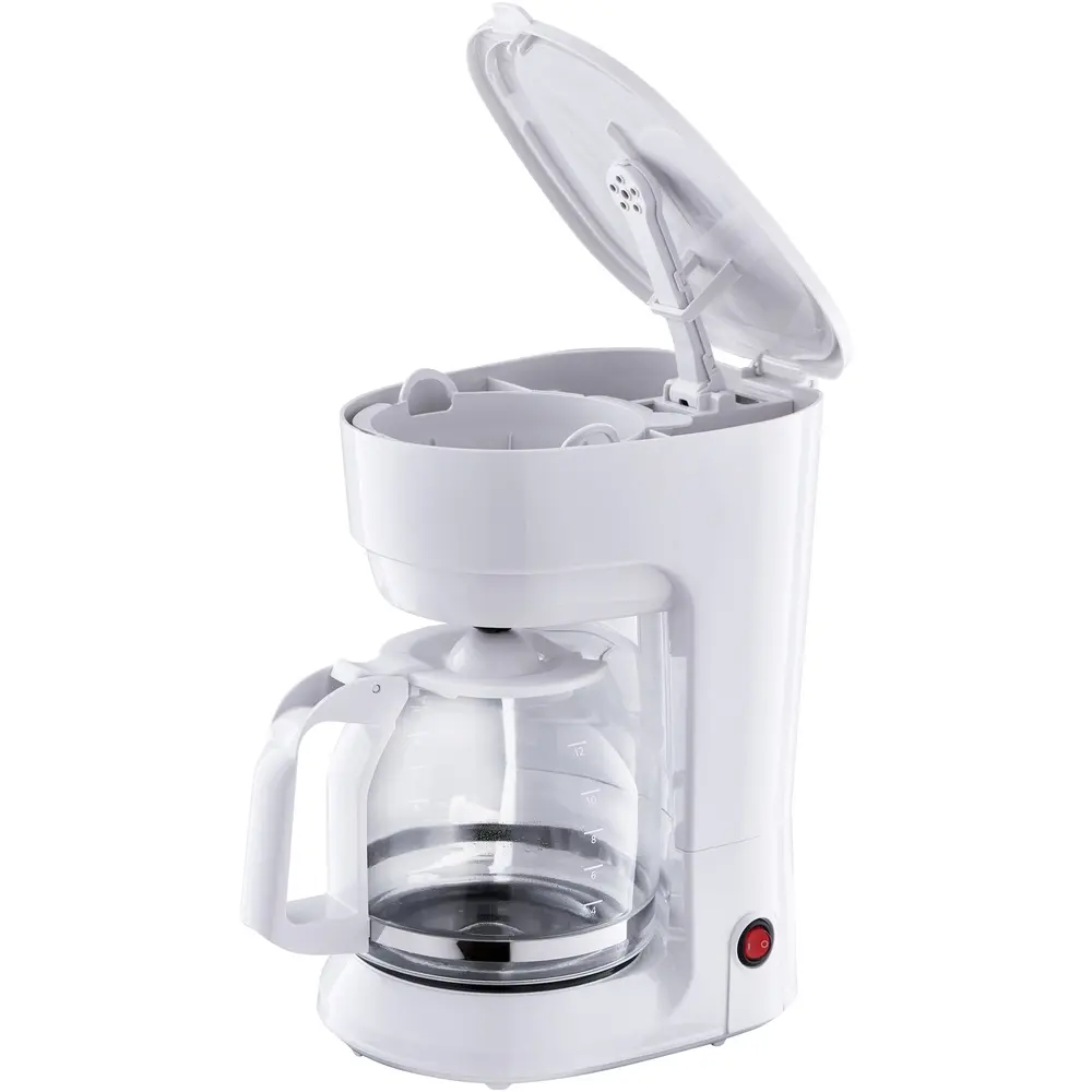 12-Cup Drip Coffee Maker Automatic Shut-Off Temperature Control Easy Clean Dishwasher-Safe Carafe Indicator Light Large Capacity
