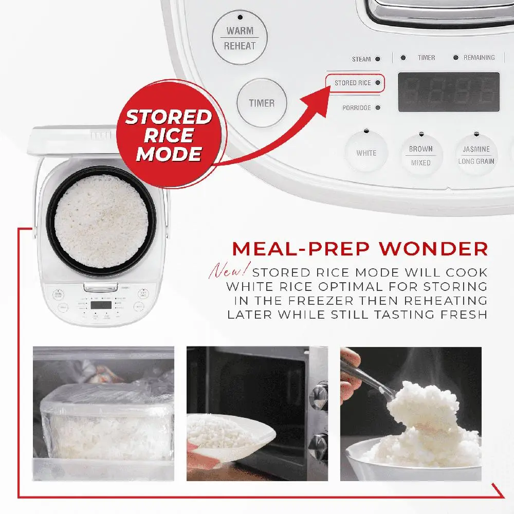 CUCKOO CR-0605F 6-Cup Uncooked / 12-Cup Cooked Micom Rice Cooker with Nonstick Inner Pot 13 Menu Options LCD Display Fuzzy Logic