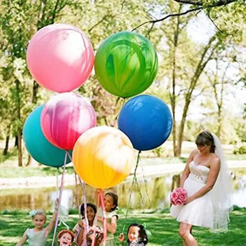 10pcs 36 Inch Giant Balloon Round Inflable Latex Jumbo Thick Balloons Wedding Party Decoration