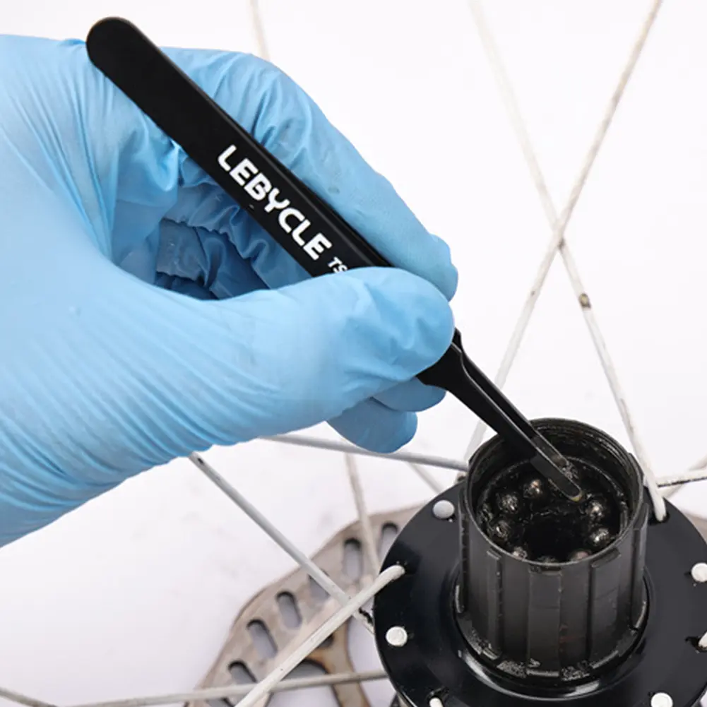 Portable Bike Remove Maintenance Tweezers Anti-skid Ball Bearing Sealing Ring Removal Tweezers Wear-resistant Repair Accessories