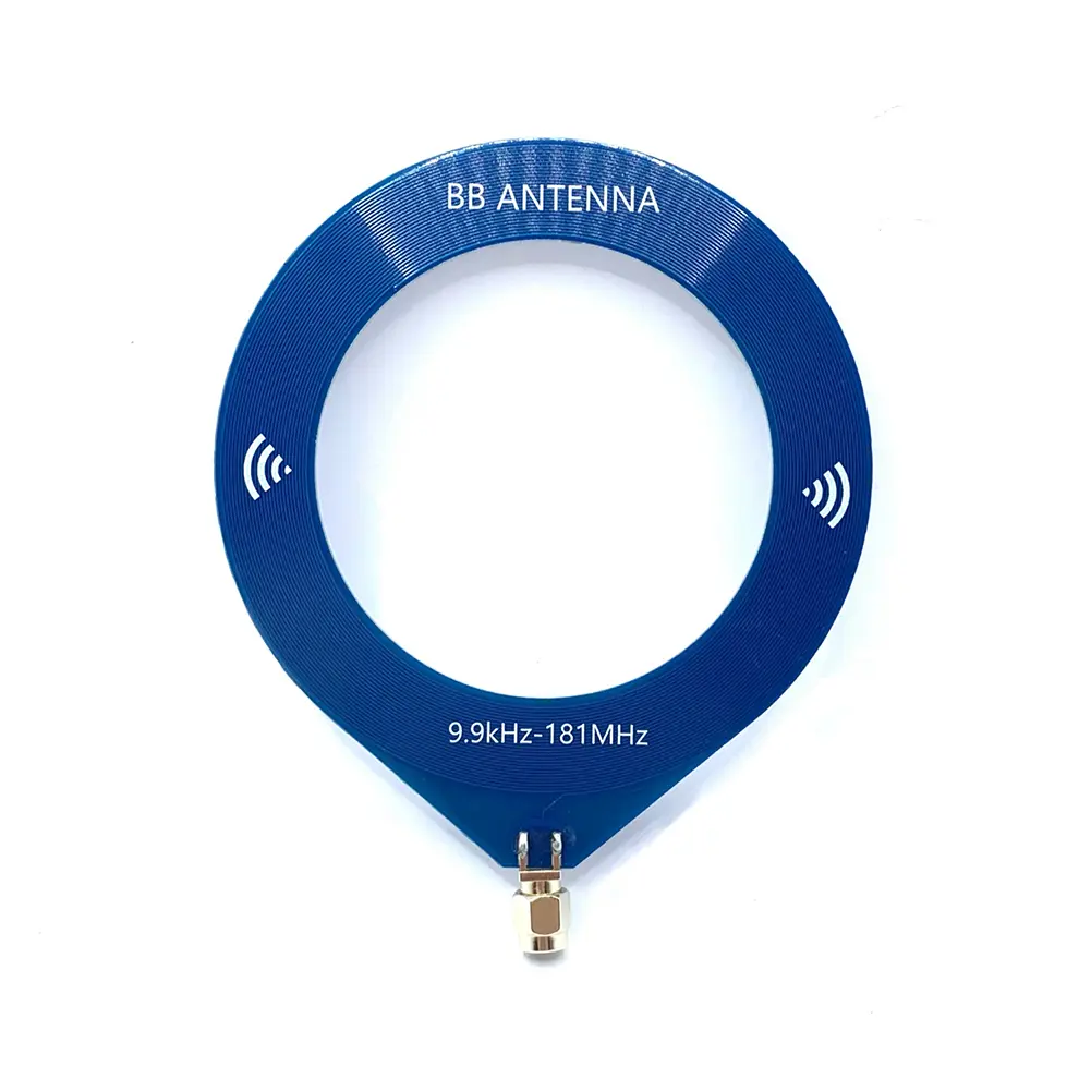Mini Loop Antenna 9.9khz-181mhz SMA Interface Radio Antenna Portable Antenna for Malachite SDR Receiver TEF6686 Receiver