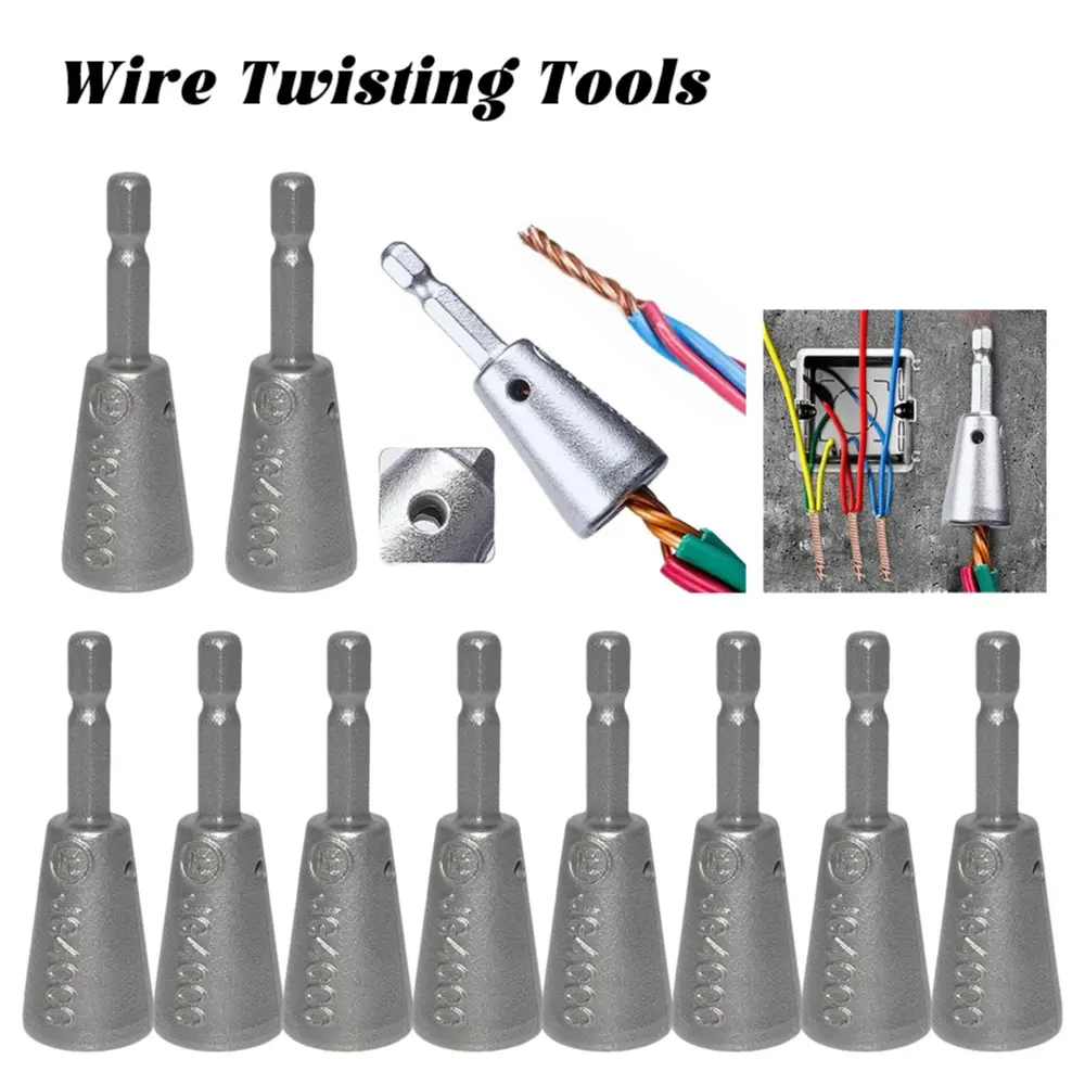 1PCS Electrician Quickly Wire Twister Twisted Twist Cable Device Electrical Cable Twister for Electrical Power Drill Drivers