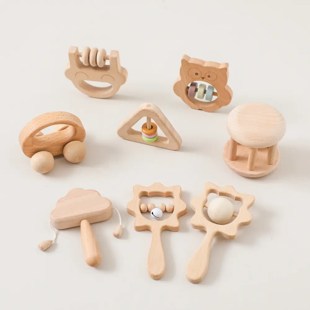 Montessori Wooden Baby Toys Early Childhood Music Enlightenment Educational Toy Set Parent child interactive game toys Baby Gift