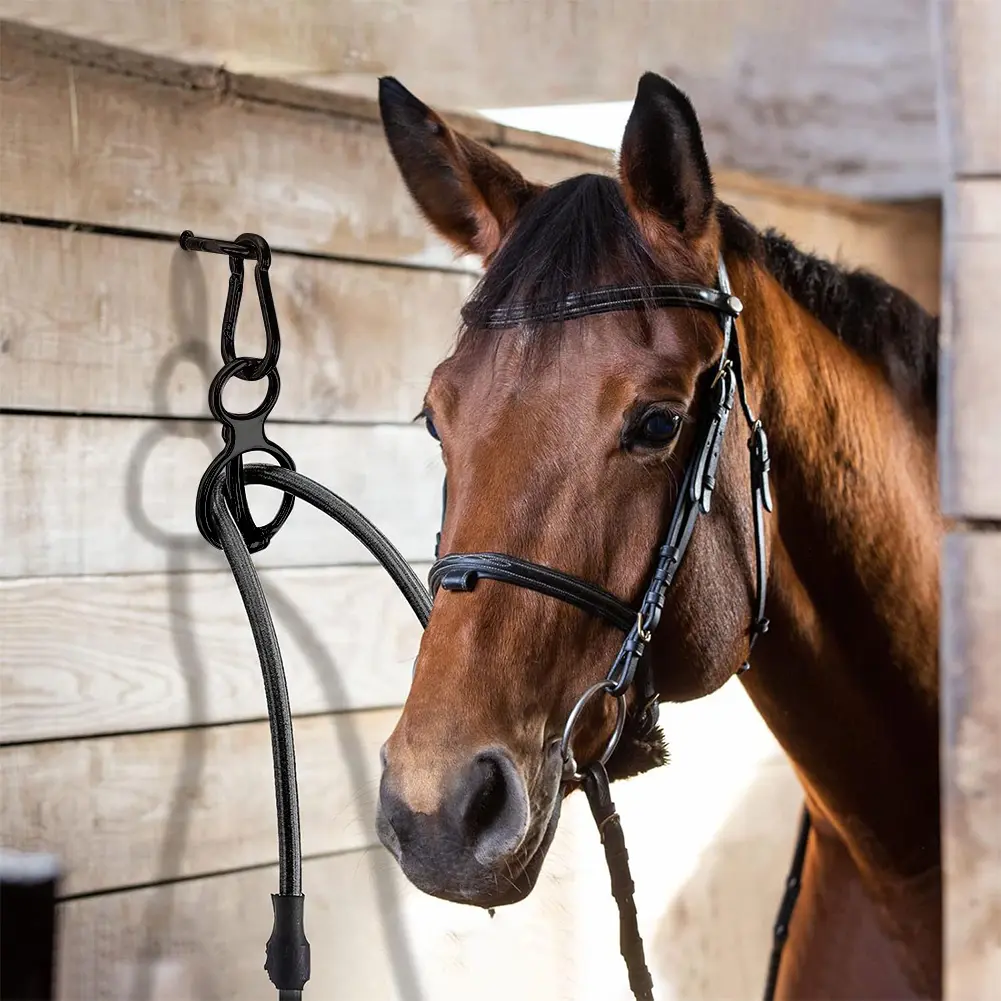 Horse Tie Ring Stainless Steel Horse Tack and Supplies Horse Accessories Prevent Horses From Pulling Back