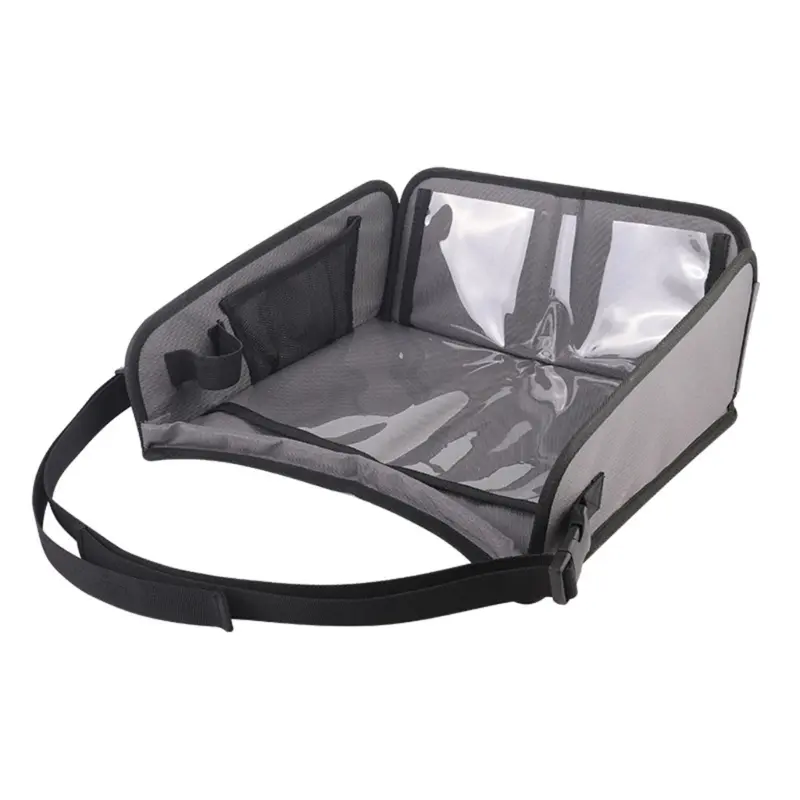 Kids Travel Seat Tray for Car Children's Toy Storage Table Drawing Board Safety Tray Dining Beverage Rack Road Trip Activities