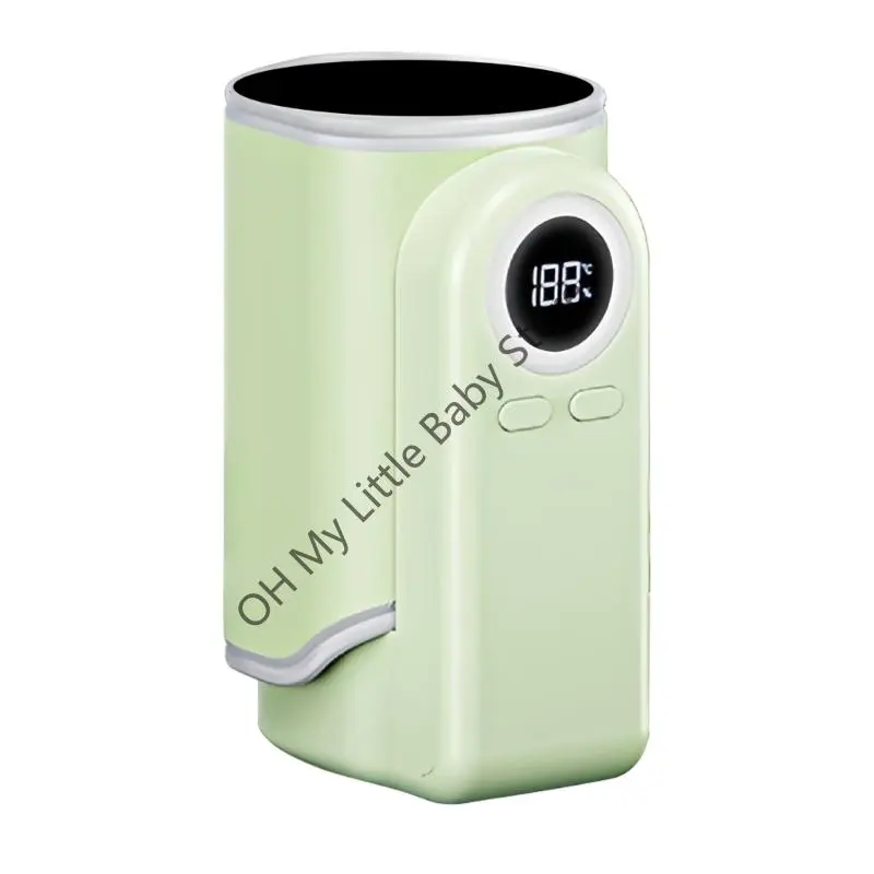 M76C Portable Baby Bottle Warmer 4 in 1 Fast Heating Breastmilk Formula Warmer USB Charging Adjustable Gear Travel Essential