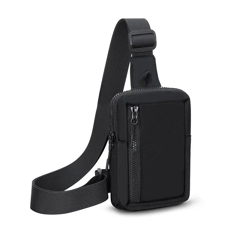 Cross Border New Outdoor Leisure Sports Waterproof Small Chest Bag Mini Nylon Crossbody Bag for Men and Women Waist Packs Purse