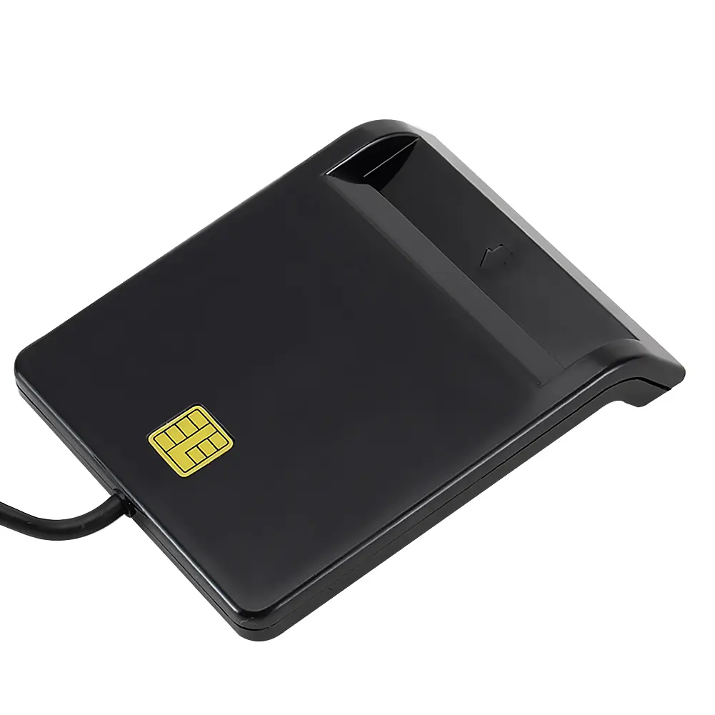 Portable USB 2.0 Intelligent Card Reader Affordable Easy Use Multi-function for DNIE ATM CAC IC ID Bank SIM Card Reader