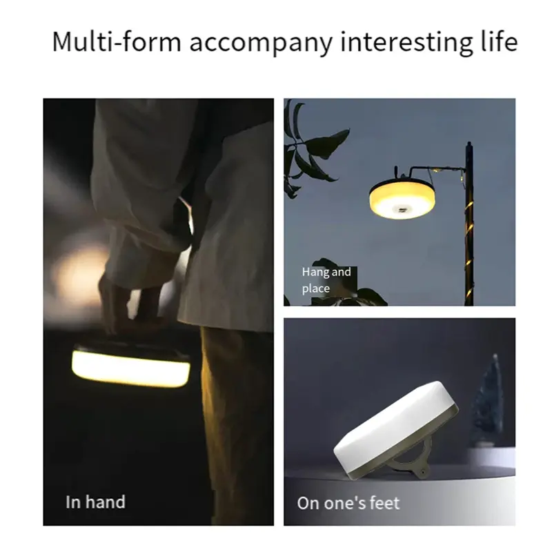 HGHO LED Light Strip IPX4 Waterproof Camping String Light 1800Mah Outdoor Emergency Flashlight 10M For Outdoor Garden
