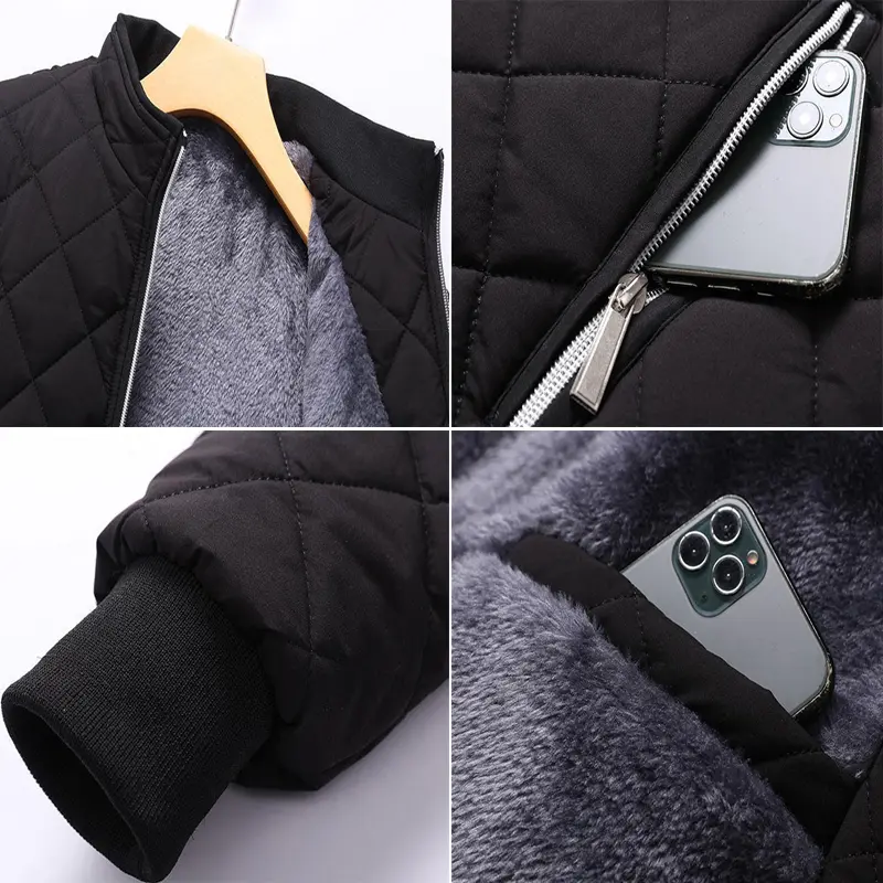 DIMUSI Winter Men's Warm Jacket Fashion Men Thermal Parkas Coats Casual Classic Outwear Fleece Windbreaker Jackets Men Clothing