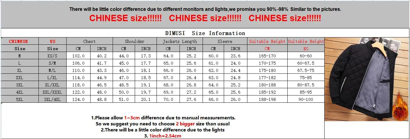 DIMUSI Winter Men's Warm Jacket Fashion Men Thermal Parkas Coats Casual Classic Outwear Fleece Windbreaker Jackets Men Clothing