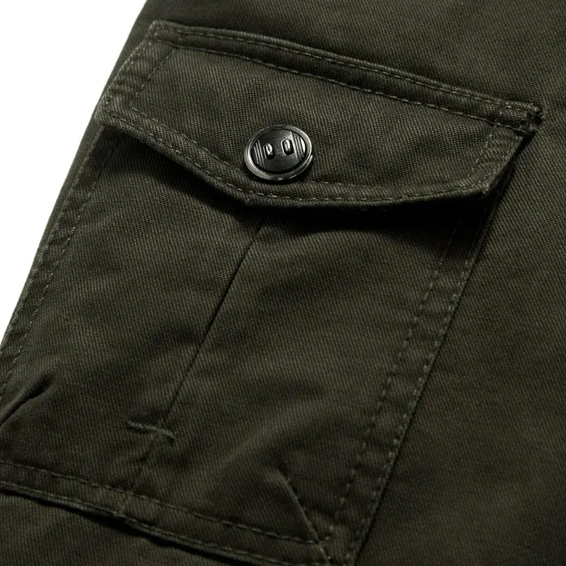 Casual Military Jacket For Men Loose Fit Cotton Material Spring Autumn Season Versatile Vest Military Uniform Clothing