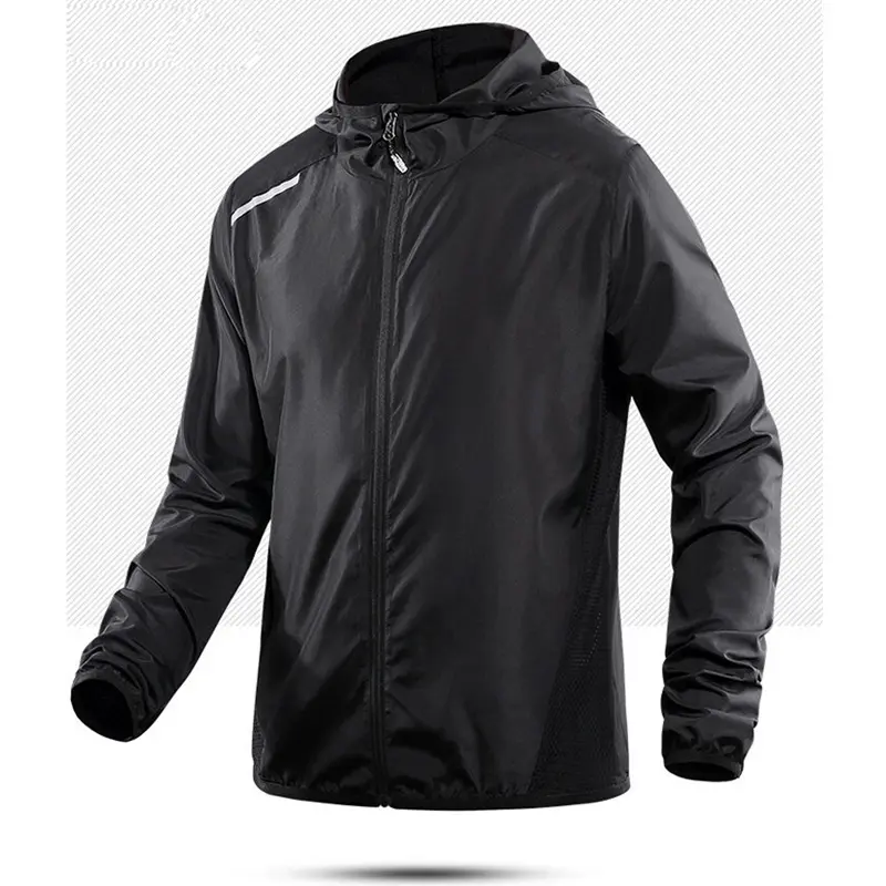 Spring Summer Men's Ultra Light Hiking Jackets Men Suncreen Breathable Hooded Coats Men Quick Dry Sports Waterproof Jackets