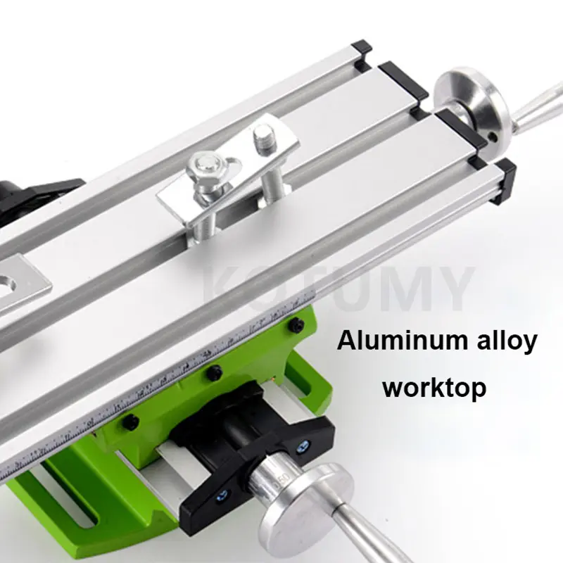Mini Milling Machine Worktable Compound Bench Drilling Slide Table Working Cross Table Drilling Machine Vise Fixture Table Bench