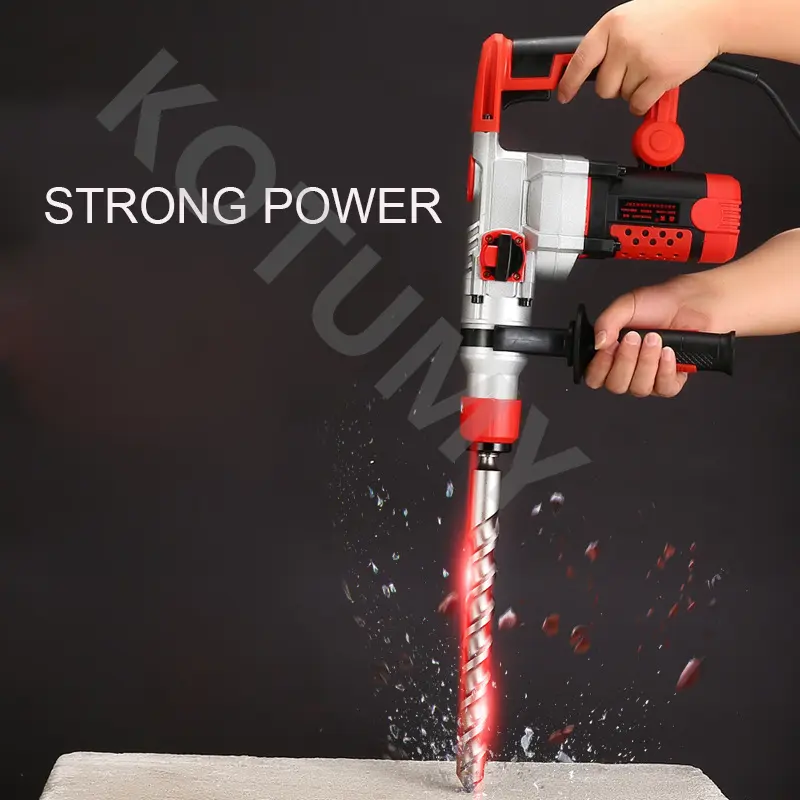 2200W 220V Electric Impact Drill Multifunction Hammer Pick household Professional Concrete Industrial Grade Tool