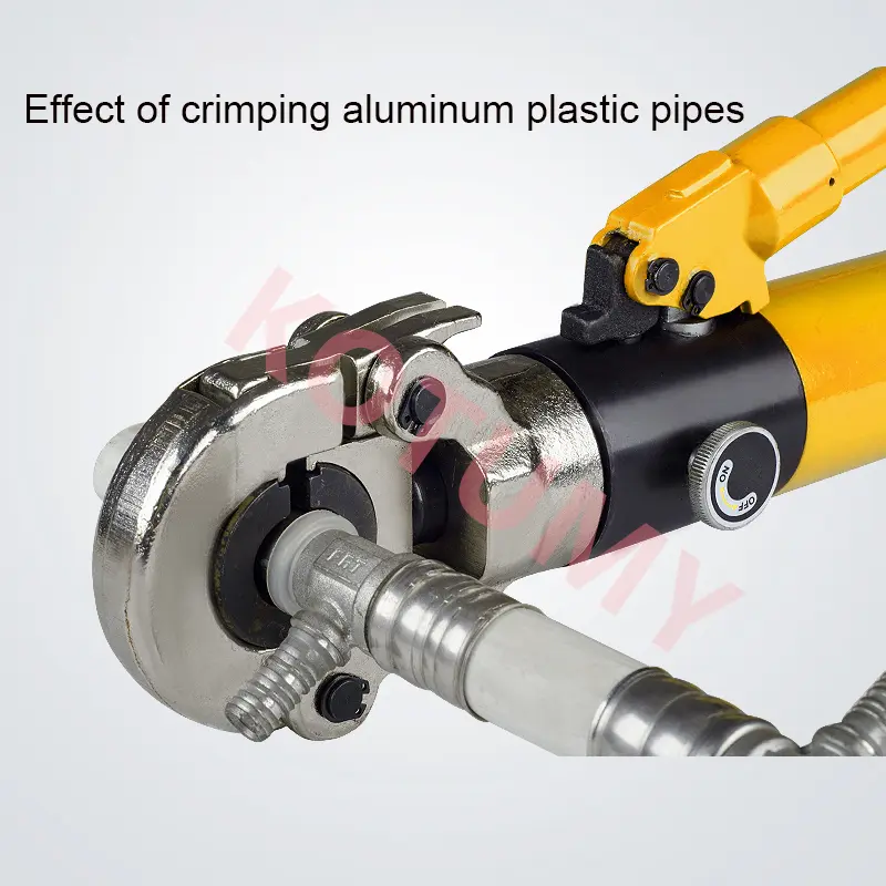 CW-1632 Hydraulic Pex Pipe Aluminum Plastic Pipe Tube Crimping Tool U Type Floor Heating Pipe Plumbing Stainless Steel Crimping