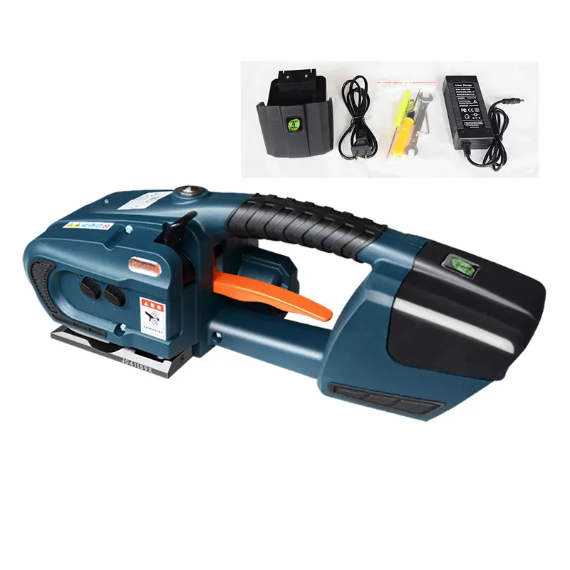 Portable Electric Strapping Machine Automatic Banding Packaging Tool for 13-16mm PET PP Belt