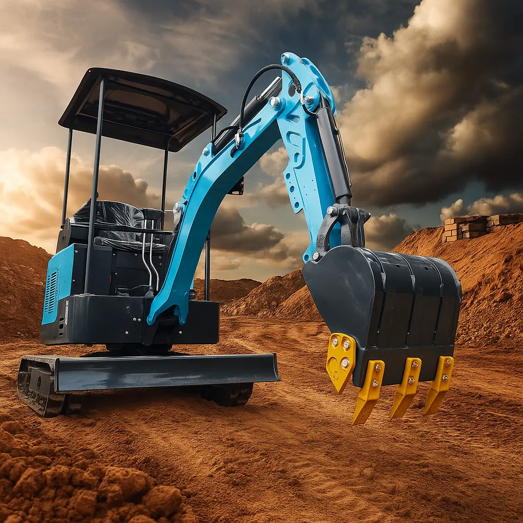 Mini Excavator 1 Ton 2 Ton Crawler Digger CE EPA Certified Kubota Engine Hydraulic Excavator Diesel Engine Compact Digger