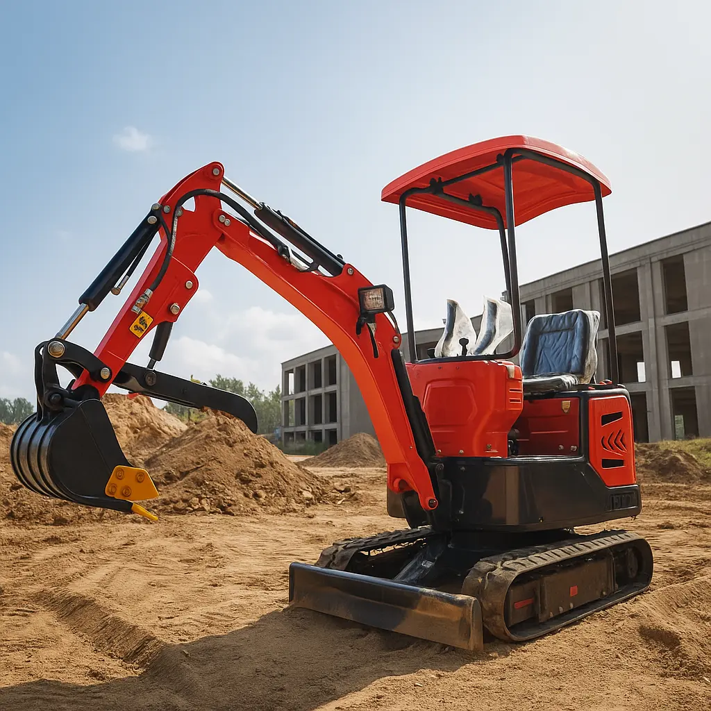 Mini Excavator 1 Ton 2 Ton Crawler Digger CE EPA Certified Kubota Engine Hydraulic Excavator Diesel Engine Compact Digger