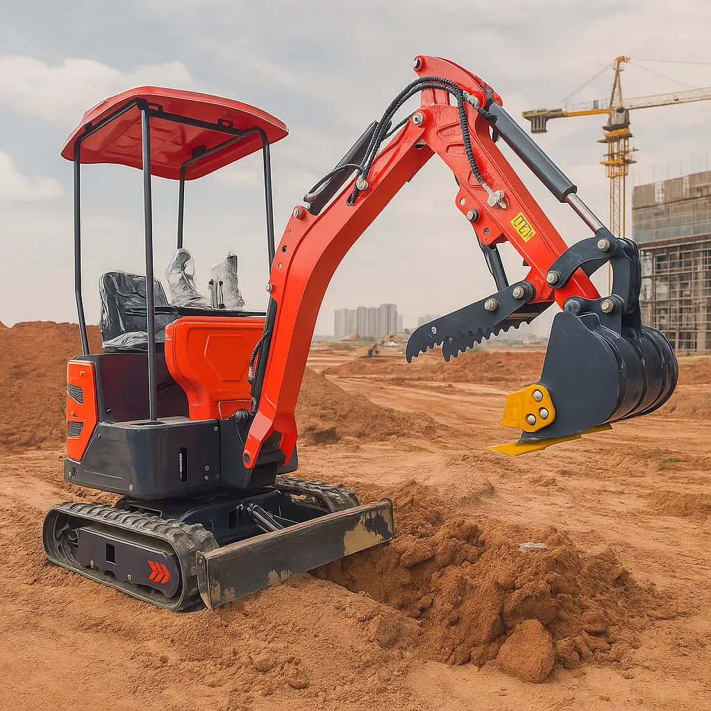 Mini Excavator 1 Ton 2 Ton Crawler Digger CE EPA Certified Kubota Engine Hydraulic Excavator Diesel Engine Compact Digger