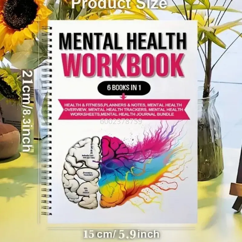 Mental Wellness Journal Planning Book Cashbook Notebook