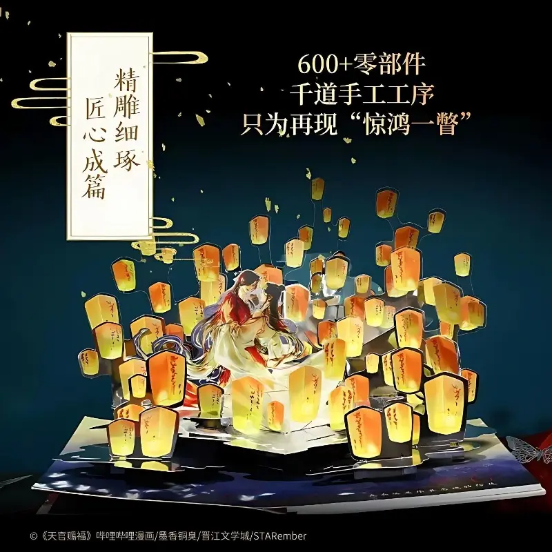 Heaven Official's Blessing Pop-up Book Collector's Edition Comic Book Tian Guan Ci Fu TGCF