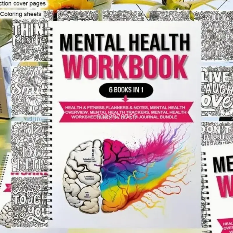 Mental Wellness Journal Planning Book Cashbook Notebook