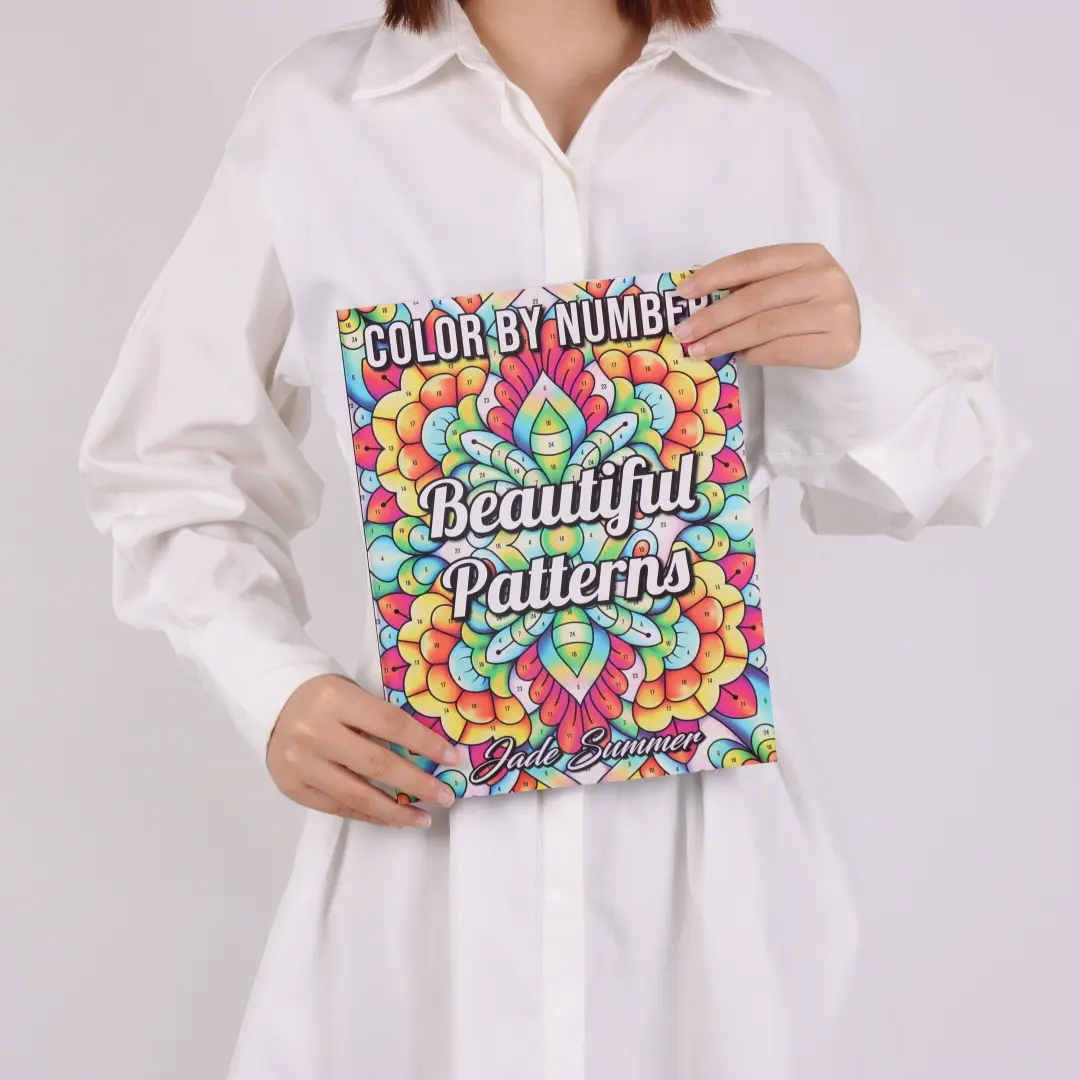 1pc, Mandala Coloring Book, Teenagers Coloring Book, 30 Different Patterns, 100gsm Thick Paper, Stress Relief, Birthday Gift