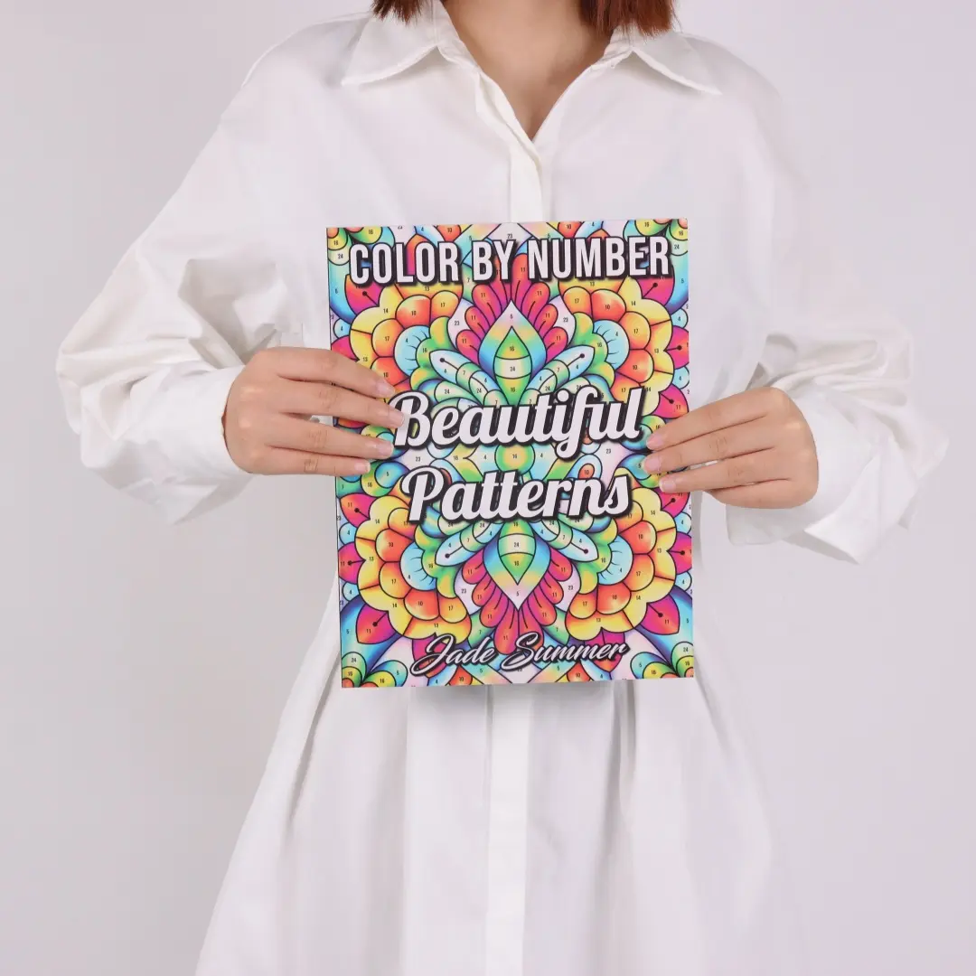 1pc, Mandala Coloring Book, Teenagers Coloring Book, 30 Different Patterns, 100gsm Thick Paper, Stress Relief, Birthday Gift