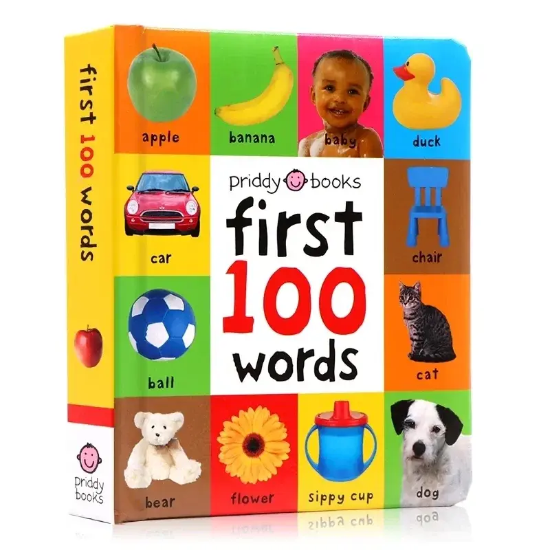 First 100 Words Baby Children's books aged 1-3English Picture Book