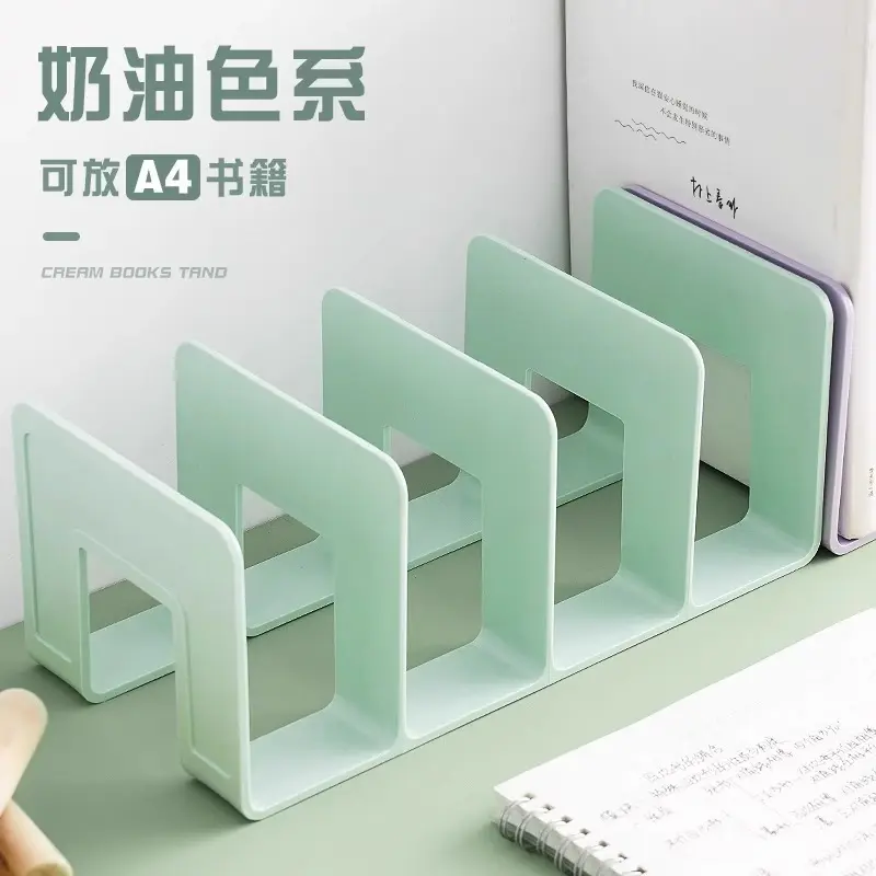 Stand Desktop Book Storage Artifact Partition Board Table Storage Rack Acrylic Book