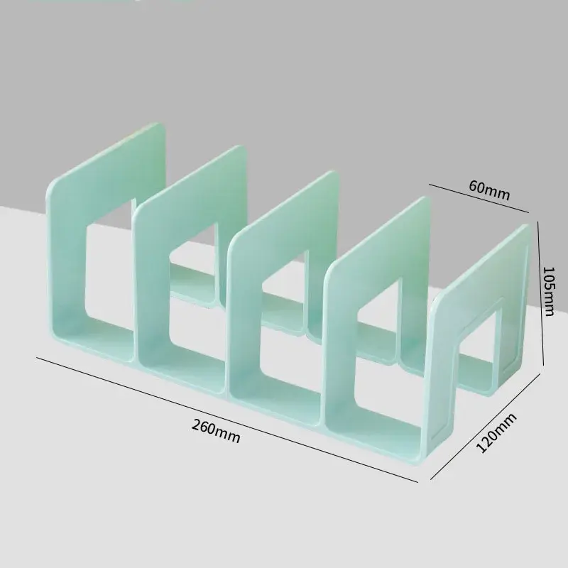 Stand Desktop Book Storage Artifact Partition Board Table Storage Rack Acrylic Book