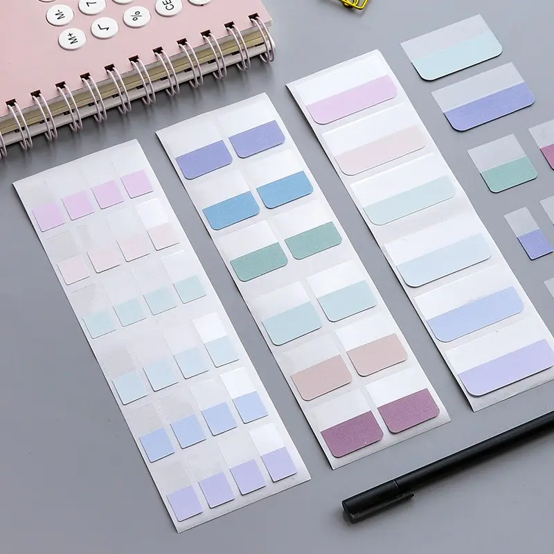 Sticky Note Transparent Index Tabs, Arrow Flags, Page Marker, Planner Stickers, Office and School