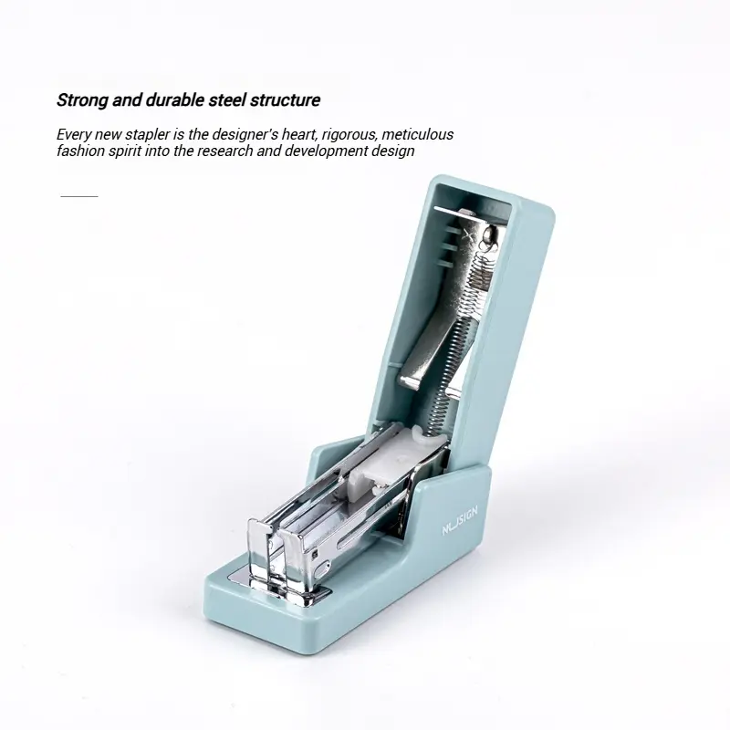 NUSIGN Portable Mini Stapler Set, Color Paper Binding Machine, Fashion Stationery, Office Supplies, 24/6, Staples