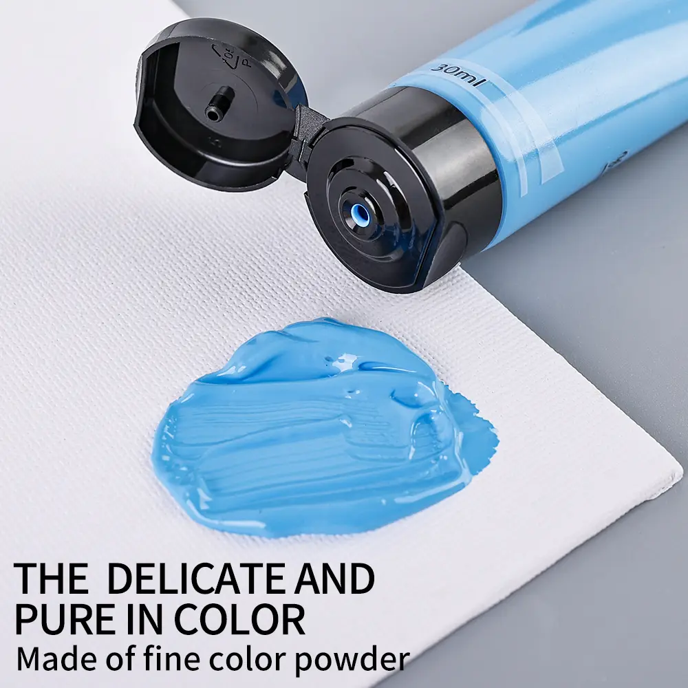 30ml Acrylic Paint for Wall Painting Waterproof And Sun Resistant Art Student Painting Materials Textile DIY Graffiti