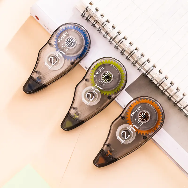 Large Capacity Correction Tape, 36m/118ft Total, Affordable Packs, Student Correction Tape, White, 3Pcs/Set