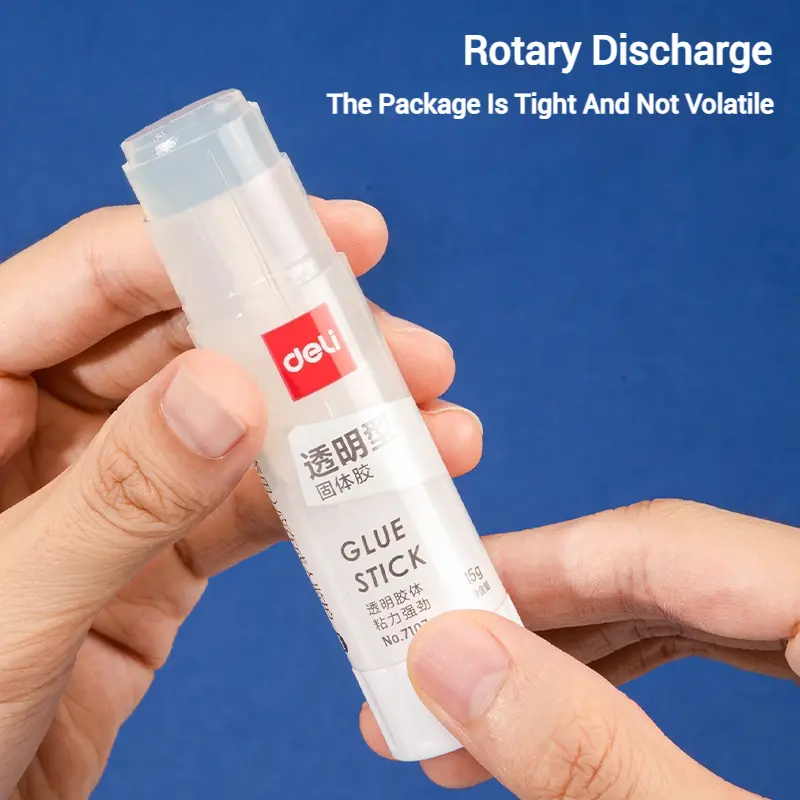 Transparent Adhesive Stick, Effective Bonding, essential for Office and Cutting, Very Suitable for Handicrafts, Durable and Long