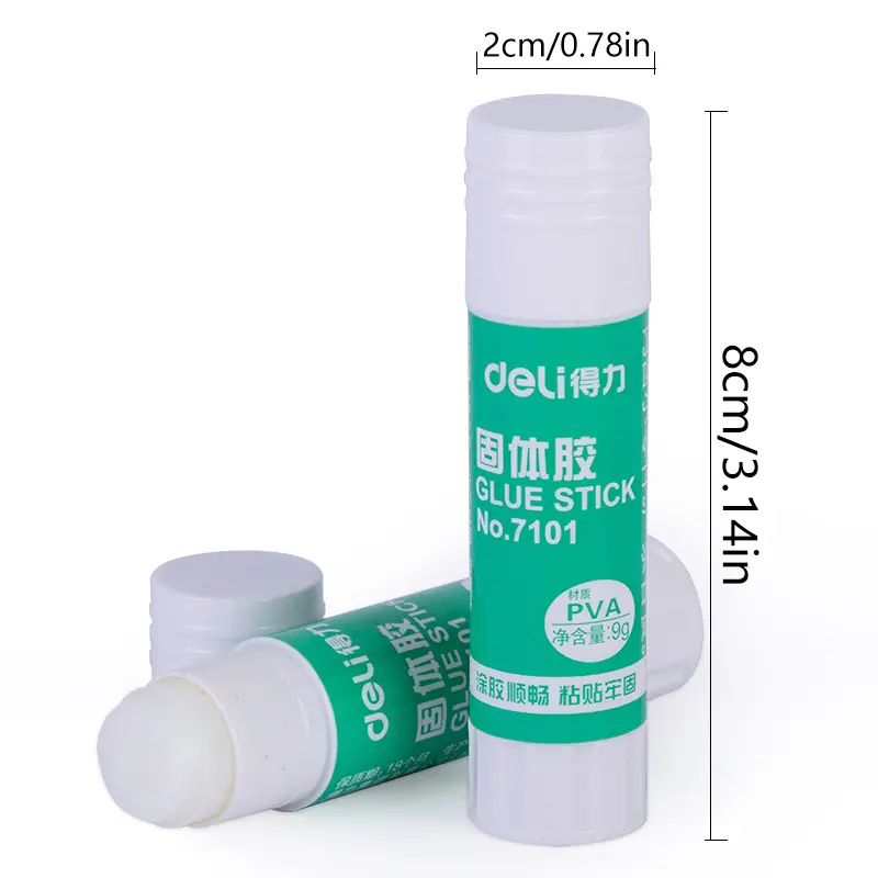 Deli Solid Glue Stick for Children Formaldehyde-Free Strong Manual Adhesion Multiple Weights Available (9/15/21/36g)
