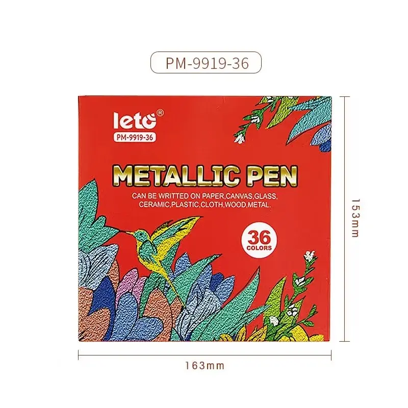 Metal beautiful pen, color painting pen, multi-function calligraphy practice pen, special pen for students, hand account marker