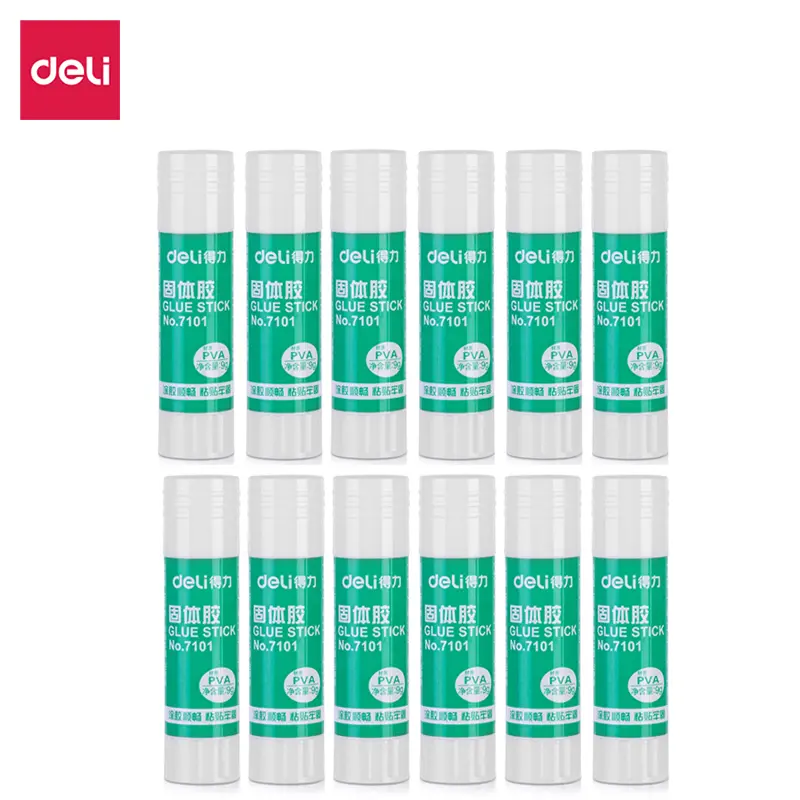 Deli Solid Glue Stick for Children Formaldehyde-Free Strong Manual Adhesion Multiple Weights Available (9/15/21/36g)